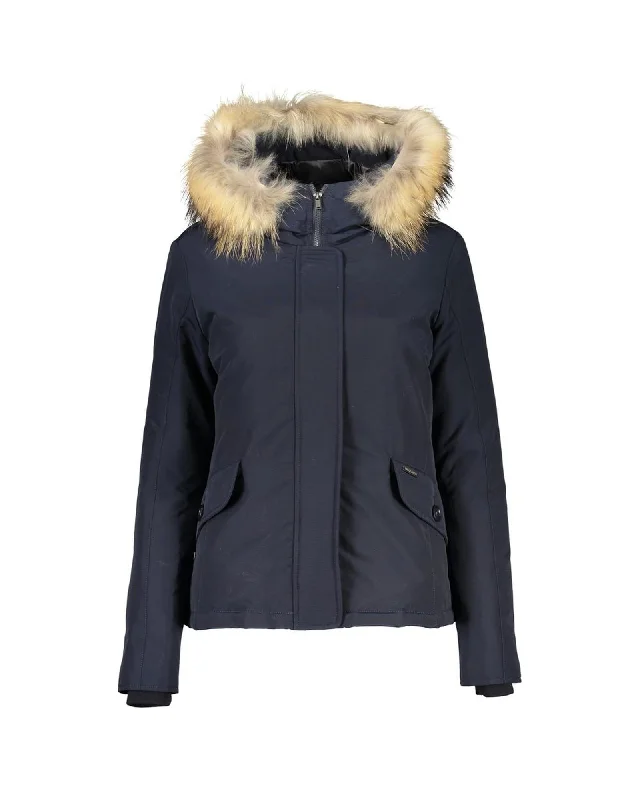 Woolrich Cotton Hooded Jacket with Removable Fur and Logo Detail Mesh Jacket Canvas Jacket Denim Jacket Woolrich Cotton Hooded Jacket with Removable Fur and Logo Detail Mesh Jacket Canvas Jacket Denim Jacket