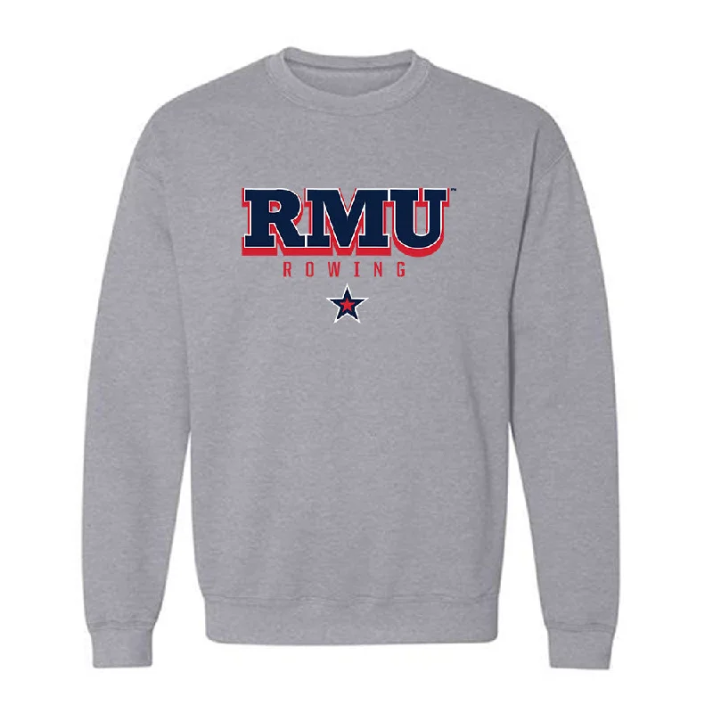 Robert Morris - NCAA Women's Rowing : Sarah Naylor - Classic Shersey Crewneck Sweatshirt Hoodie with Slit Hem Functional Movement Robert Morris - NCAA Women's Rowing : Sarah Naylor - Classic Shersey Crewneck Sweatshirt Hoodie with Slit Hem Functional Movement