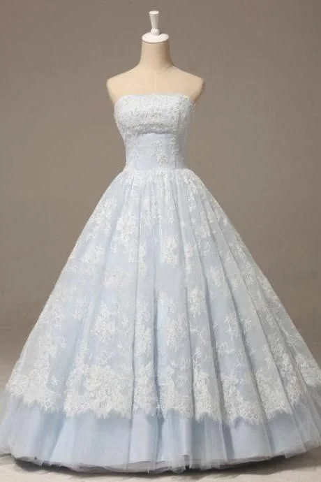 Light Blue Organza Lace Sweetheart A-line Long prom Dress,princess Ball Gown Dress cg11063 Light Blue Organza Lace Sweetheart A-line Long prom Dress,princess Ball Gown Dress cg11063