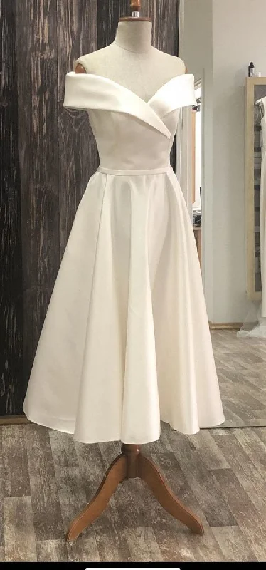 Boho simple off the shoulder prom dress   cg10774
