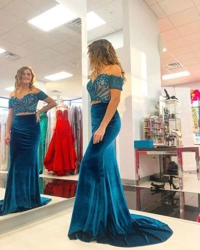 Charming Prom Dress,Two Pieces Prom Dress,Off The Shoulder Prom Dress,Mermaid Prom Dress,Long Prom Dress cg11092 Charming Prom Dress,Two Pieces Prom Dress,Off The Shoulder Prom Dress,Mermaid Prom Dress,Long Prom Dress cg11092