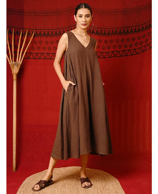 Brunette A-line Dress
