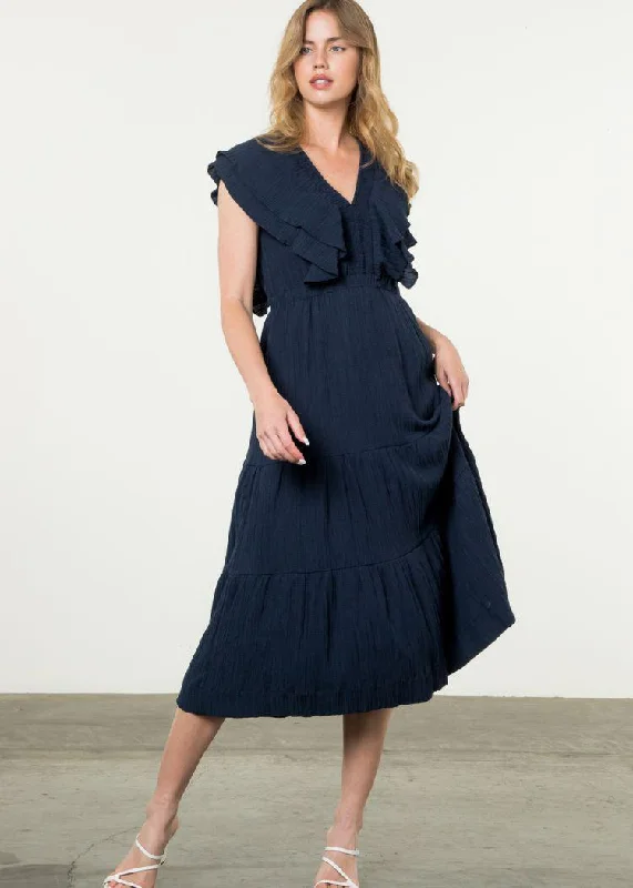 THML Cassey Flutter Sleeve Dress