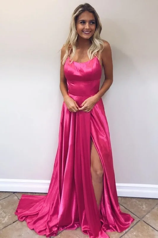 Simply Elegant Prom Dress, PinK Long Prom Dress, Straps Prom Dress with Lace Up Back cg11301 Simply Elegant Prom Dress, PinK Long Prom Dress, Straps Prom Dress with Lace Up Back cg11301