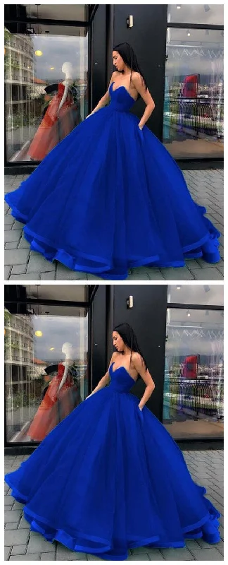 Sweet 16th Quinceanera Gown Royal Blue Sweetheart Corset prom dress    cg11253