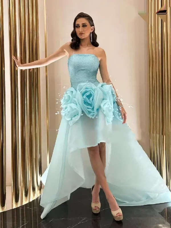 Elegant Vintage Sweet Beaded Crystal Ruffle Flowers Customized Formal Occasion Prom Dress Evening Party Gowns Elegant Vintage Sweet Beaded Crystal Ruffle Flowers Customized Formal Occasion Prom Dress Evening Party Gowns