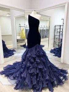 velvet and organza full ruffle flared pageant wedding prom dress   cg11070