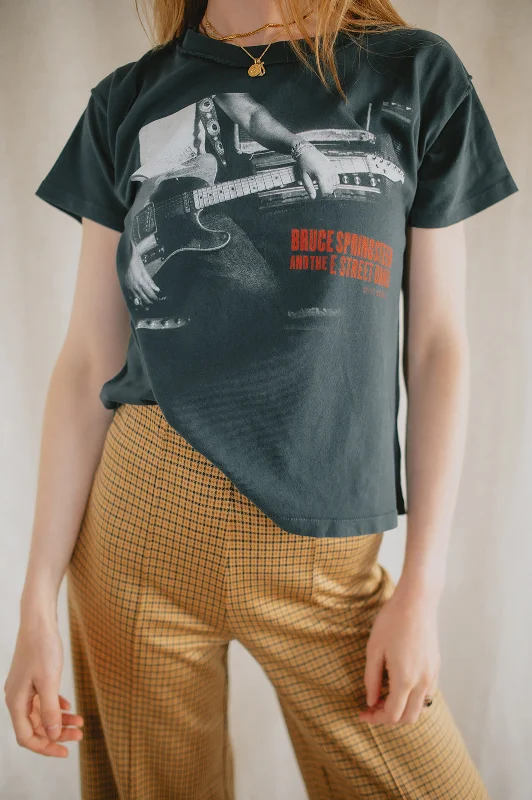 The Bruce Springsteen Studio Photo Reverse GF Tee by Daydreamer Welt Pockets Slit Pockets Flap Pockets The Bruce Springsteen Studio Photo Reverse GF Tee by Daydreamer Welt Pockets Slit Pockets Flap Pockets