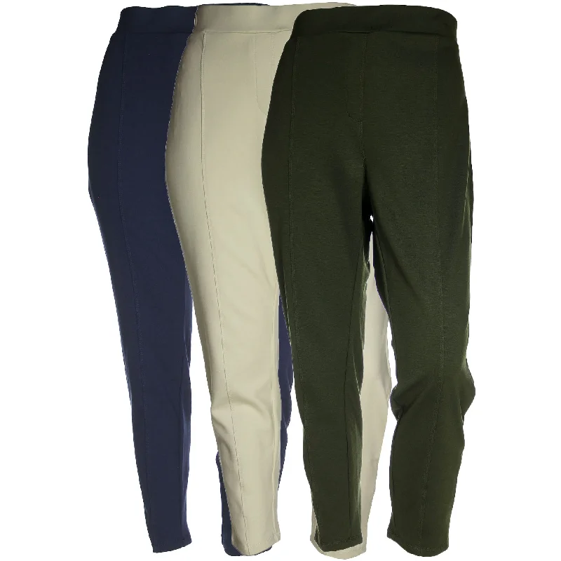 Style & Co Pull On Comfort Waist Mid-Rise Seamed Leggings Plus Size Fashionable Plus-Size Activewear Style & Co Pull On Comfort Waist Mid-Rise Seamed Leggings Plus Size Fashionable Plus-Size Activewear