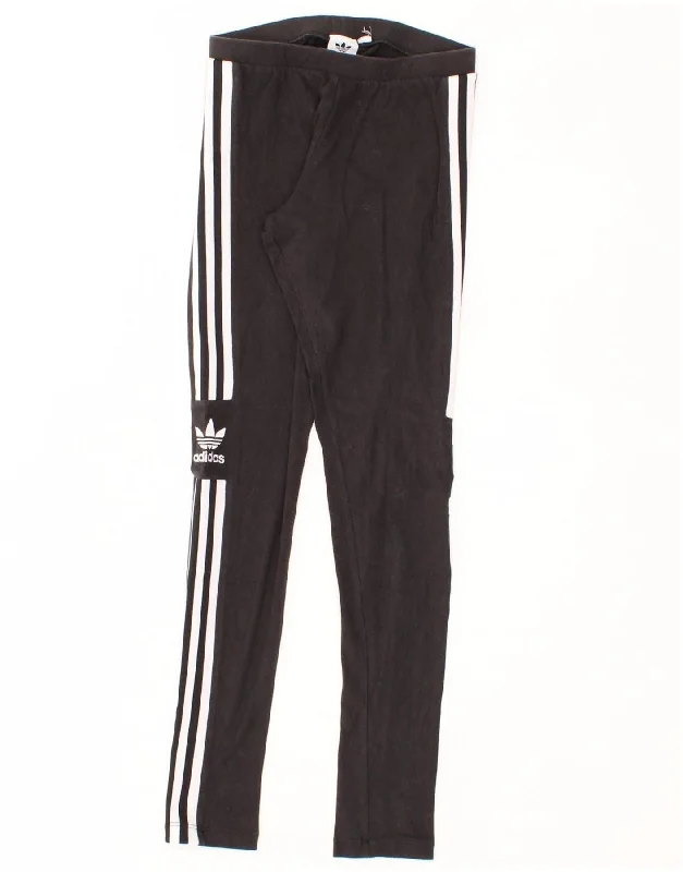 ADIDAS Womens Graphic Leggings UK 12 Medium Black Cotton Stylish Sweat-Proof Leggings ADIDAS Womens Graphic Leggings UK 12 Medium Black Cotton Stylish Sweat-Proof Leggings