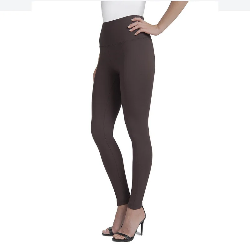 Lysse | Premium Center Seam Ponte Ankle Length Leggings ESPRESSO Comfortable Athletic Tights Lysse | Premium Center Seam Ponte Ankle Length Leggings ESPRESSO Comfortable Athletic Tights